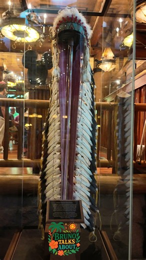 Native American Indian Double Trailer Headdress Wilderness Lodge Disney World 07-22-26