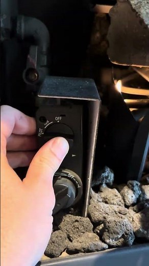 Deschutes Riverbend Retreat: how to relight our fireplace pilot light!