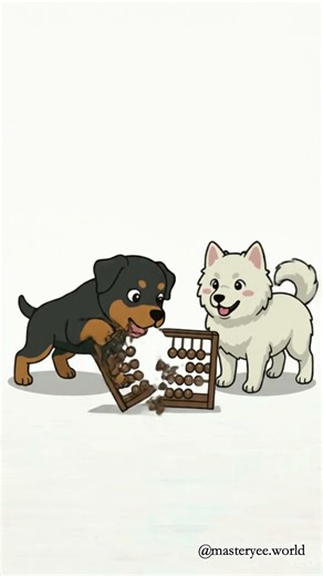 EP4. 算盤終結者／EP4. Math is Hard／#羅威納Rottweiler #瑞牧犬WhiteShepherd #Dogs #YeeWorld #算帳