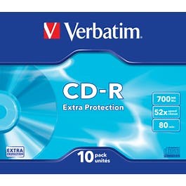 Verbatim CD-R Slim Case 52X Pack of 10