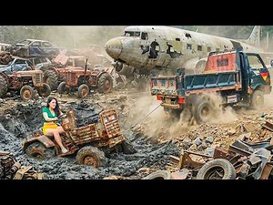 GENIUS GIRL Rescues A TOTALED Machine From The SCRAPYARD To FULL Restoration PERFECTION!