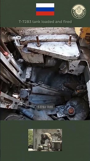 T-72B3 tank loaded and fired #military #defence