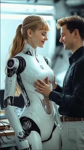 ENGINEER BREAKS THE CODE! 💔 He Kisses His Humanoid Robot