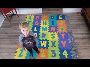 Big Alphabet Letters Playmat Hide and Seek