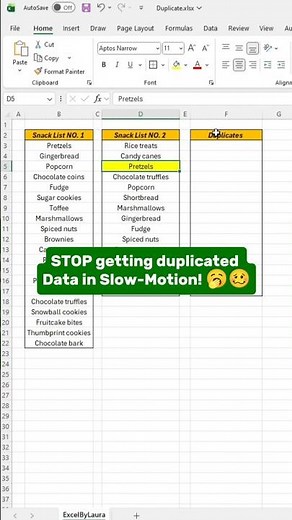 Find duplicates in excel! #exceltips #excel #exceltricks #spreadsheet