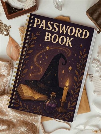 1pc Simple Password Notebook, Minimalist Design, 52 Pages, Advanced Address Password Manager, Quick Access To Website Passwords, Username And Password Storage, Suitable For Home, Office, Internet Computer Login, School Office Supplies, Desk Accessories, Also A Perfect Gift | SHEIN