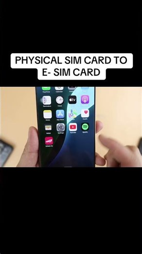 Physical SIM to E-SIM CARD