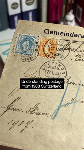 Cash on Delivery 1908 🇨🇭 #philately