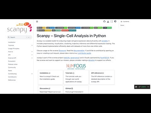 Single-cell RNA-seq analysis with Scanpy