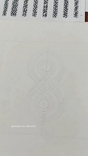 Hitanshi on Instagram: "Step by step tutorial on Infinity mandala (Part 1) . . (Mini mandala, Celtic knot mandala, Celtic knot, mandala tutorial, step by step tutorial, layout tutorial, easy tutorial, infinity) . . #basicmandala #handdrawn #originalart #trending #stepbystep #mandaladrawing #mandala #mandaladesign #mandalaart #infinity #celticknotmandala #explorepage #explore #art"