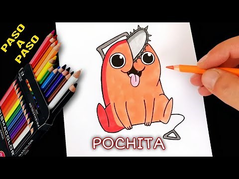COMO DIBUJAR A POCHITA de CHAINSAW MAN | how to draw pochita from chainsaw man