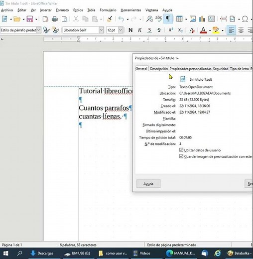 Cómo contar párrafos y líneas de un texto con LibreOffice Writer (¡FÁCIL y RÁPIDO!)