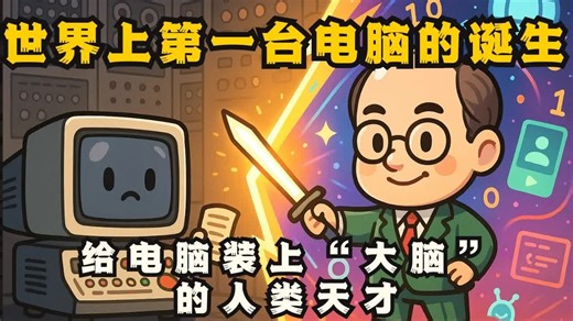 【电脑的起源】我们都用电脑，但你知道它是怎么被发明的吗？世界第一台电脑的故事，比你想的还疯狂！
