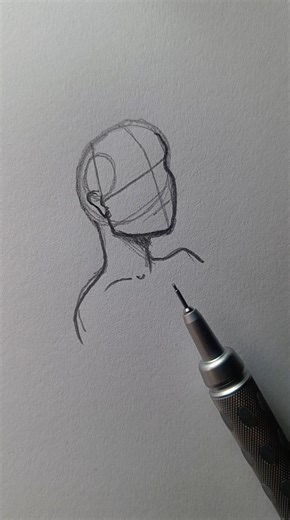 How to Get 3/4 Head Proportions Right? ✏️🔥 #foryou #art #foryou #howtodraw #easydrawing #tutorial