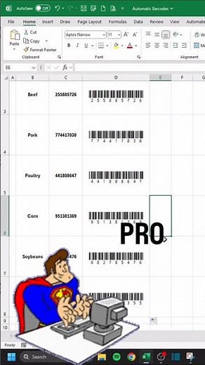 Insert Barcode in Excel | Beginner vs Expert | Easy Barcode Tutorial 2025
