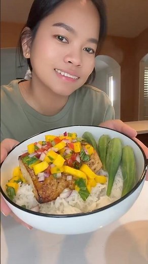 Air fried Mahi-mahi with Mango Salsa Recipe