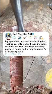 My spineless husband was letting his visiting parents walk all over the rules for our kids, so I…