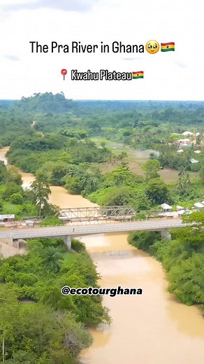 Pra, river of southern Ghana. The Pra River rises in the Kwahu Plateau near Mpraeso and flows 150 miles (240 km) southward to enter the Gulf of Guinea ❤️🇬🇭…Link in bio: https://www.ecotourghana.com/Follow @ecotourghana for the best Travel Experience in Ghana. #usa #london #uk #Africa #beyondthereturn #ancestors #newinghana #visitghana🇬🇭 #feelghana #africa #nigeria #newyork #Atlanta #viral #discoverafrica #viral #chicago #diaspora #maryland #iloveghana #canada #ecotourghana #suriname🇸🇷 #mrn