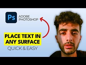 How To Place Text on Any Surface in Photoshop (Realistic Look)