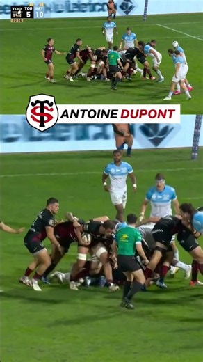 Antoine DUPONT Blazes Down the Middle for Toulouse Try vs Bayonne | Round 6 Top 14