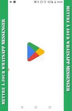 WHATSAPP MESSENGER, comment faire la mise à jour de l'application Whatsapp Messenger