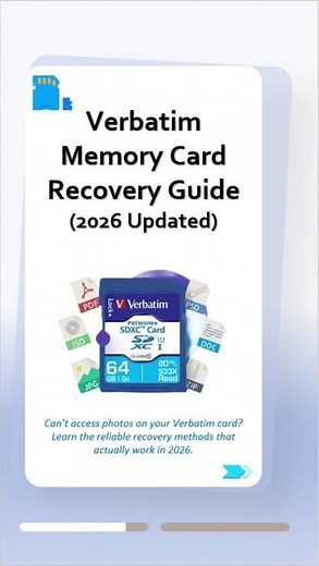 Verbatim MemoryCard Recovery — How to Get Lost Files Back!#verbatim #memorycard