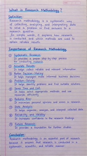 What is Research Methodology #researchmethodology #ugcnet