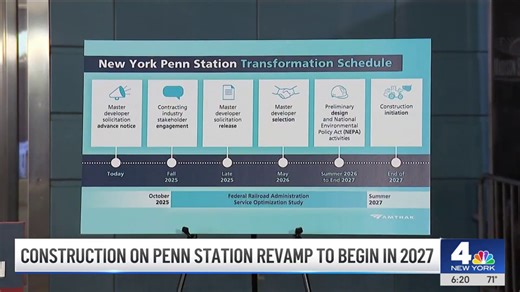 Construction on Penn Station revamp to begin in 2027