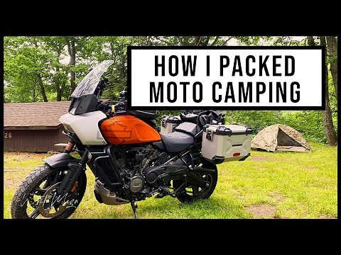 How I Packed to go Motorcycle Camping on a Harley-Davidson Pan America