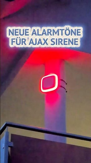 AJAX alarm siren redefined 🚀