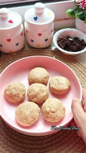 Healthy Oatmeal Cookies 🍪 | Easy Eggless Cookies | Ready in Minutes!#OatmealCookies
