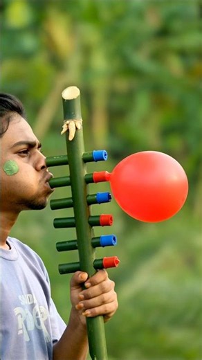 6 Balloons Bamboo Hyper Blast 🎈🎈🎈🎈🎈🎈⚡ Viral DIY#6Balloons #HyperBlast #ViralDIY