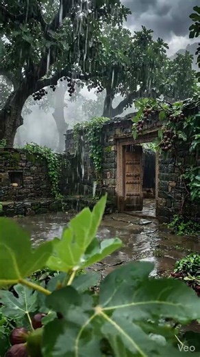 Hidden Village in Saudi Arabia Nobody Talks About 🌧️ Nakhla Valley Fig Forest 4K #shorts