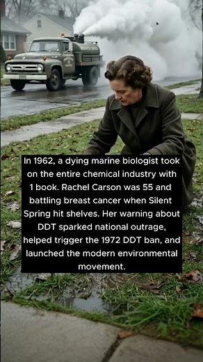 Rachel Carson Changed Environmental History#shorts