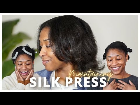How To Maintain a Silk Press on Natural Hair That Poofs!
