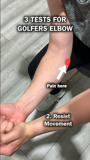 3 Tests For Golfers Elbow!