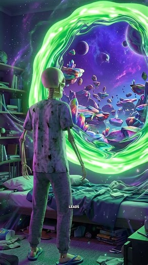 If you find a portal gun TWO things can happen