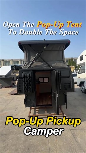 Pop-up Pickup Camper for Off-Road Adventures