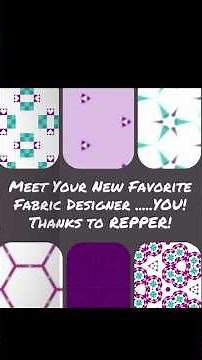 The Repper App! Full video on YouTube! #quilting #sewingtips #repper #seamlesspattern