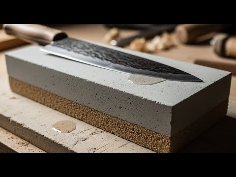 Turning Sand and Cement into a Real Sharpening Stone!