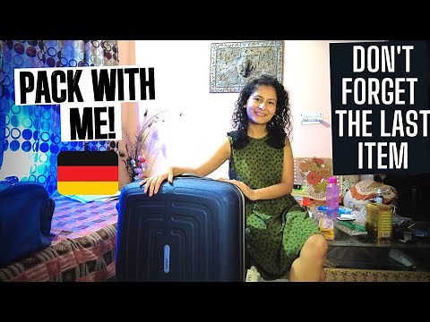 Pack with me for Germany | Packing tips for Germany 🇩🇪