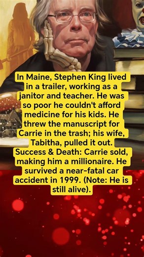 ​Stephen King’s Battle With Poverty and Addiction #facts #lifestory