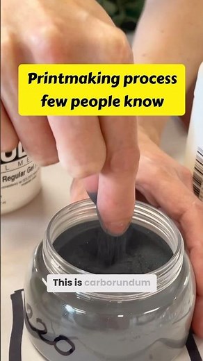 Printmaking Few Know: Carborundum Collagraphs