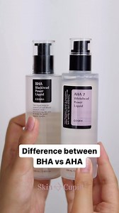 We often get asked about BHAs and AHAs and how to know which one to use 🤔 BHAs help to exfoliate inside the pores, remove dead skin cells and excess sebum, as well as treat blackheads and pigmentation. Meanwhile, AHAs helps to exfoliate on top of the skin and are best for removing dead skin cells, removing whiteheads and skin bumps, as well as brighten the complexion. They can also be combined safely together in order to treat these various concerns 🙌 However, we do recommend using exfoliators