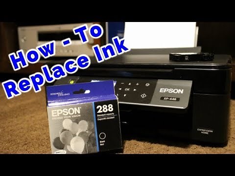How to Replace the Ink on a Epson Expression XP-446 All in One Printer