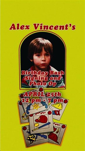 Alex Vincent's Birthday Bash Signing and Photo Op
