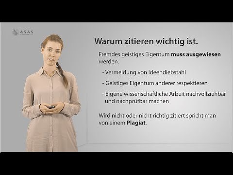Zitieren, wie zitiere ich richtig?