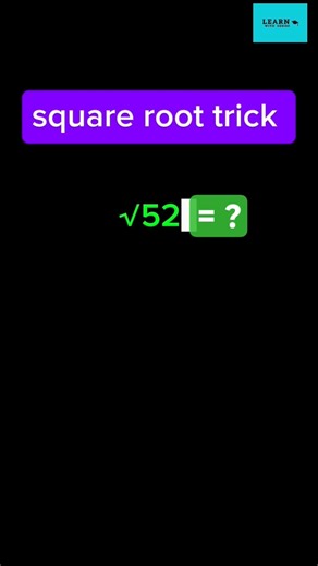 Square Root Trick in Seconds 🔥 | Fast Maths Trick You Must Know!