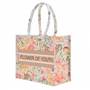 [Hot Item] White Jute Reusable Tote Bag Free Sample Jute Shopping Bag Custom Logo Burlap Gift Bag