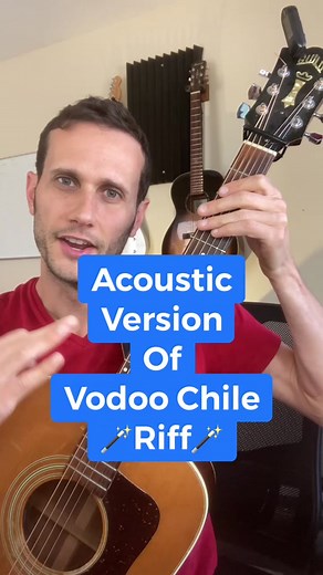 Learn Jimi Hendrix Voodoo Child Guitar Riff: Acoustic Tutorial